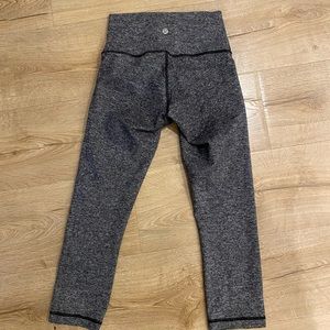Lululemon cropped wunder under leggings